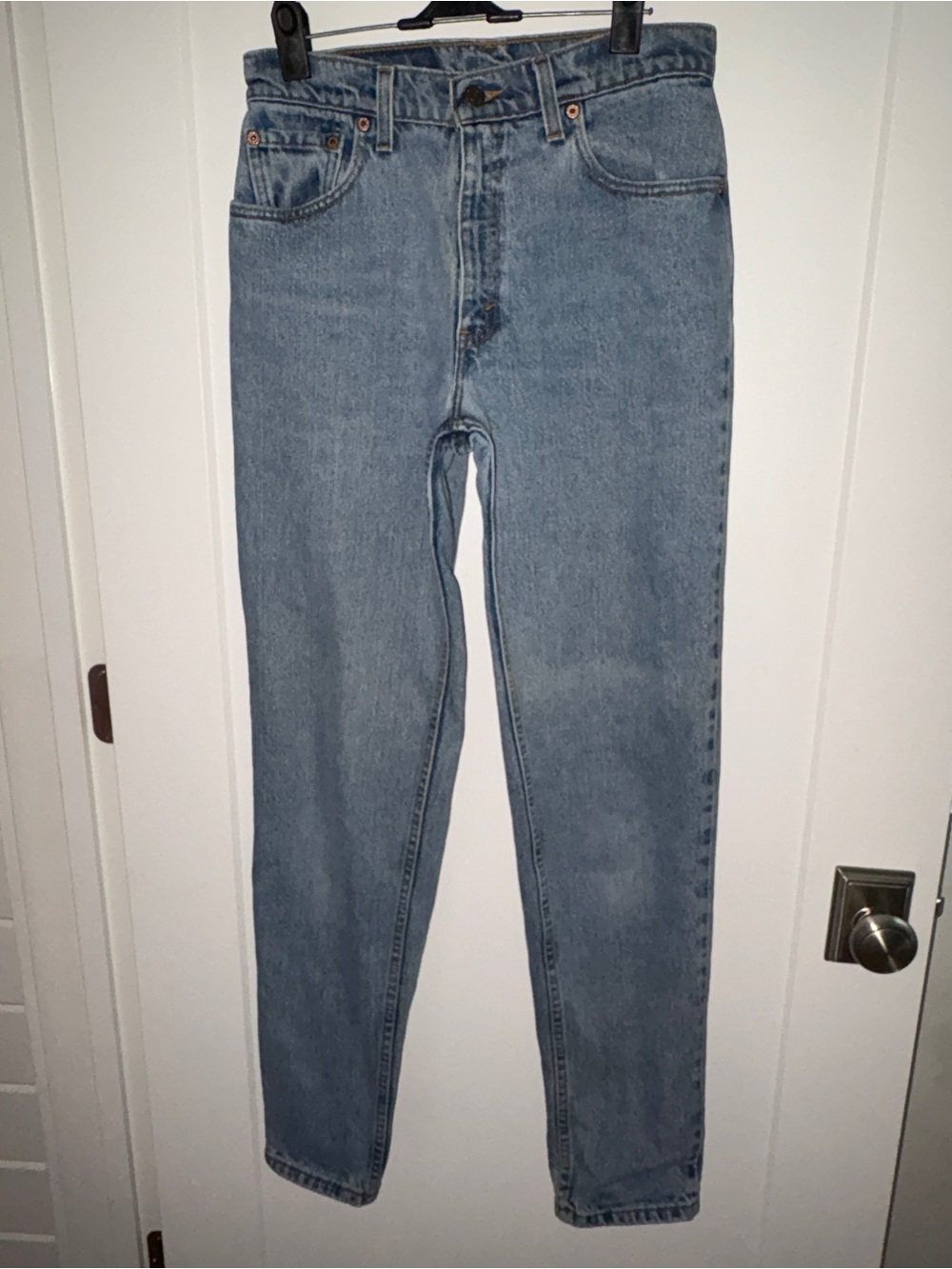 vintage Levi's 550 relaxed fit tapered leg jeans sz 9 Long VGUC